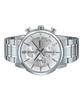 Casio Standart Analog Kronograf Paslanmaz Çelik Gümüş Kadran Kuvars MTP-E510D-7AV Erkek Saati
