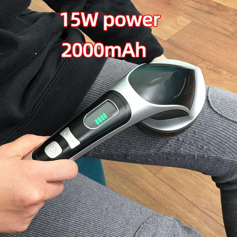 2000mAh Fusselrasierer Spulenmaschine USB Haarballenschneider Kleidung Elektrorasierer 5 Gang Intelligenter Rasierball 15W
