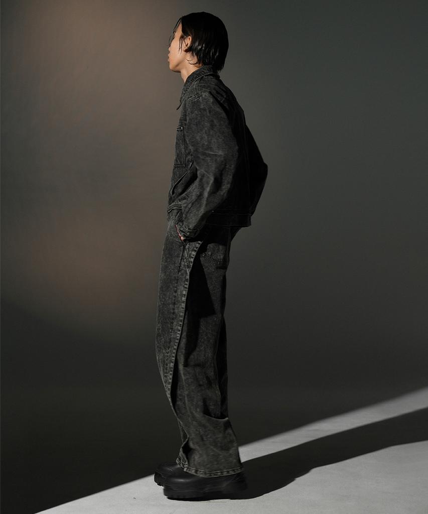 Grailz Overdyed Denim Trucker [Black]