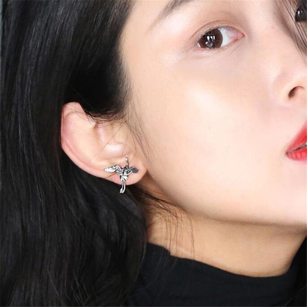 Retro Ear Studs Chinese Style Vintage Earrings Trendy Fashion Jewelry  Birthday Gift