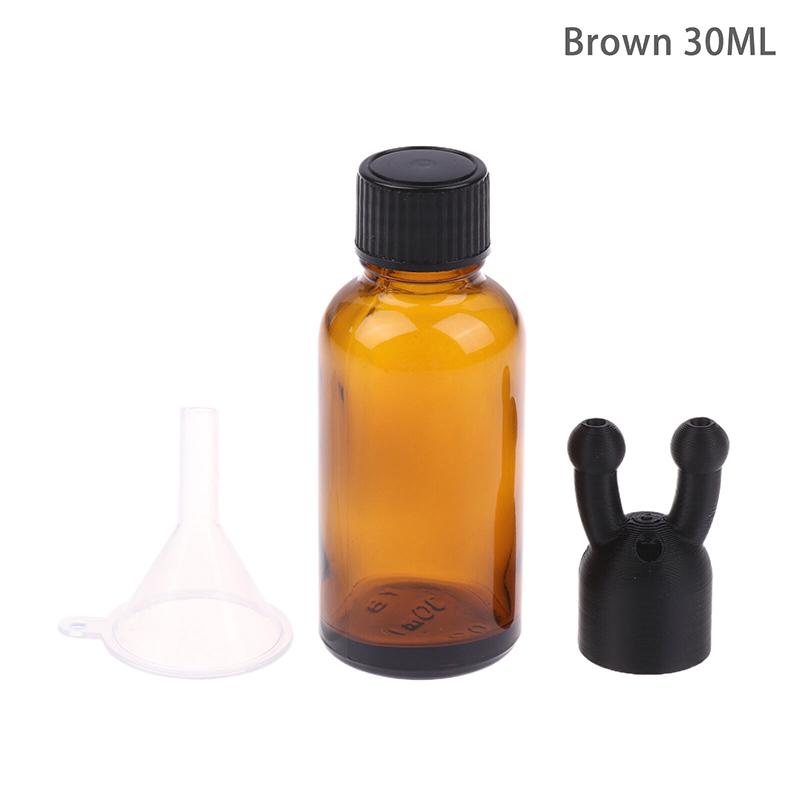 10/30Ml Aroma Essential Oil Inhaler Cap Mini Essential Oil Perfume Inhaler Dispenser Leakproof Bottle Essential Oil Inhaler