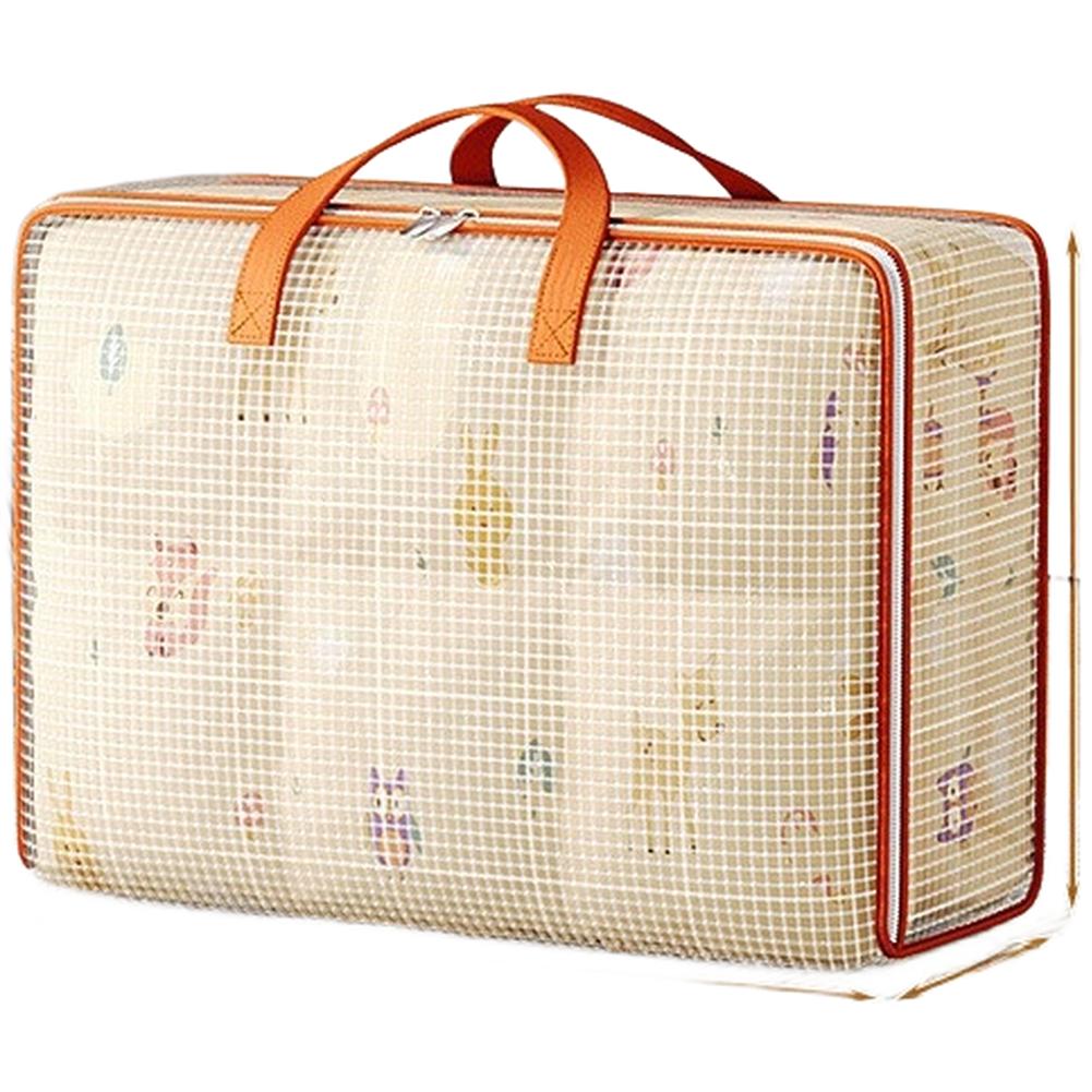 Extra Large PVC Mesh Storage Bag For Clothes, Quilts & Bedding – Waterproof Travel Organizer, Transparent Design