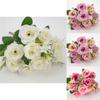 Elegant Silk Rose Artificial Flower For Home Decor And Wedding Arrangements