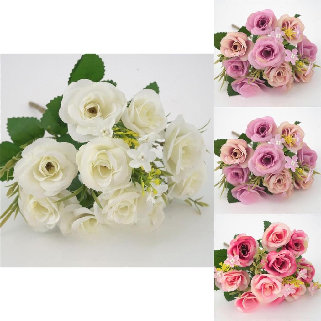 Elegant Silk Rose Artificial Flower For Home Decor And Wedding Arrangements