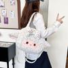 Large Capacity Cute Cartoon Lamb Wool Tote - Women's Autumn/Winter Japanese Backpack