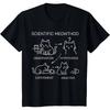 Scientific Meowthod Funny Science Cat Teacher Student Cool T-Shirt Boy Girl Kid Casual S Cotton