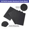 20/30Pcs 86x54x0.8mm Metal Business Cards Anodized Aluminum Blanks Name Card Laser Engrave Printable Name Cards for Custom DIY