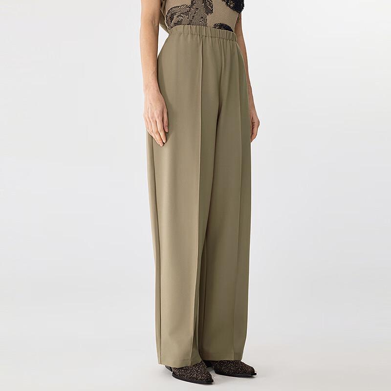 JNBY Women's 2025 Spring Casual Straight-Leg Pants