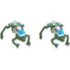 Frog Earrings for Women Christmas Hat Frog Earrings Frogs Shaped Stud Earrings Cute Christmas Animal Earrings Jewelry for Women