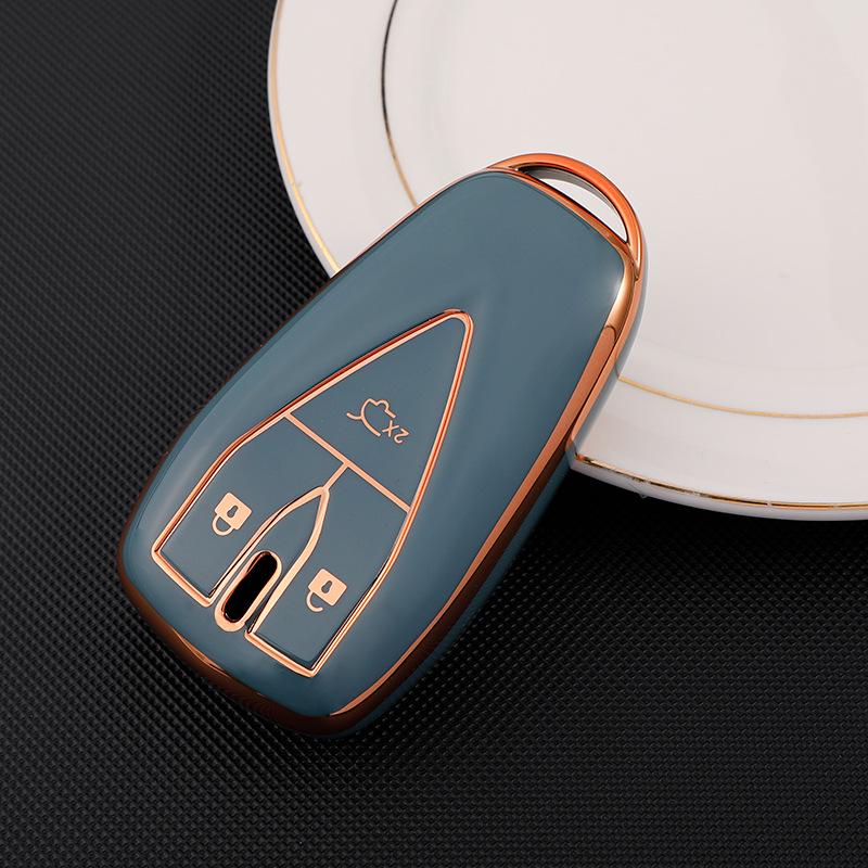 

Gold-Edged Key Case for 21 Changan Models: Fits CS75Plus, CS55Plus, CS35, Eado, UNI-T, and More