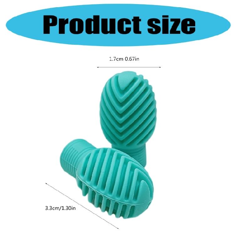 2 Pack Silicone Tips Drumstick Head Protectors for Drumsticks Offer Superior Protection and Improved Playing Experience