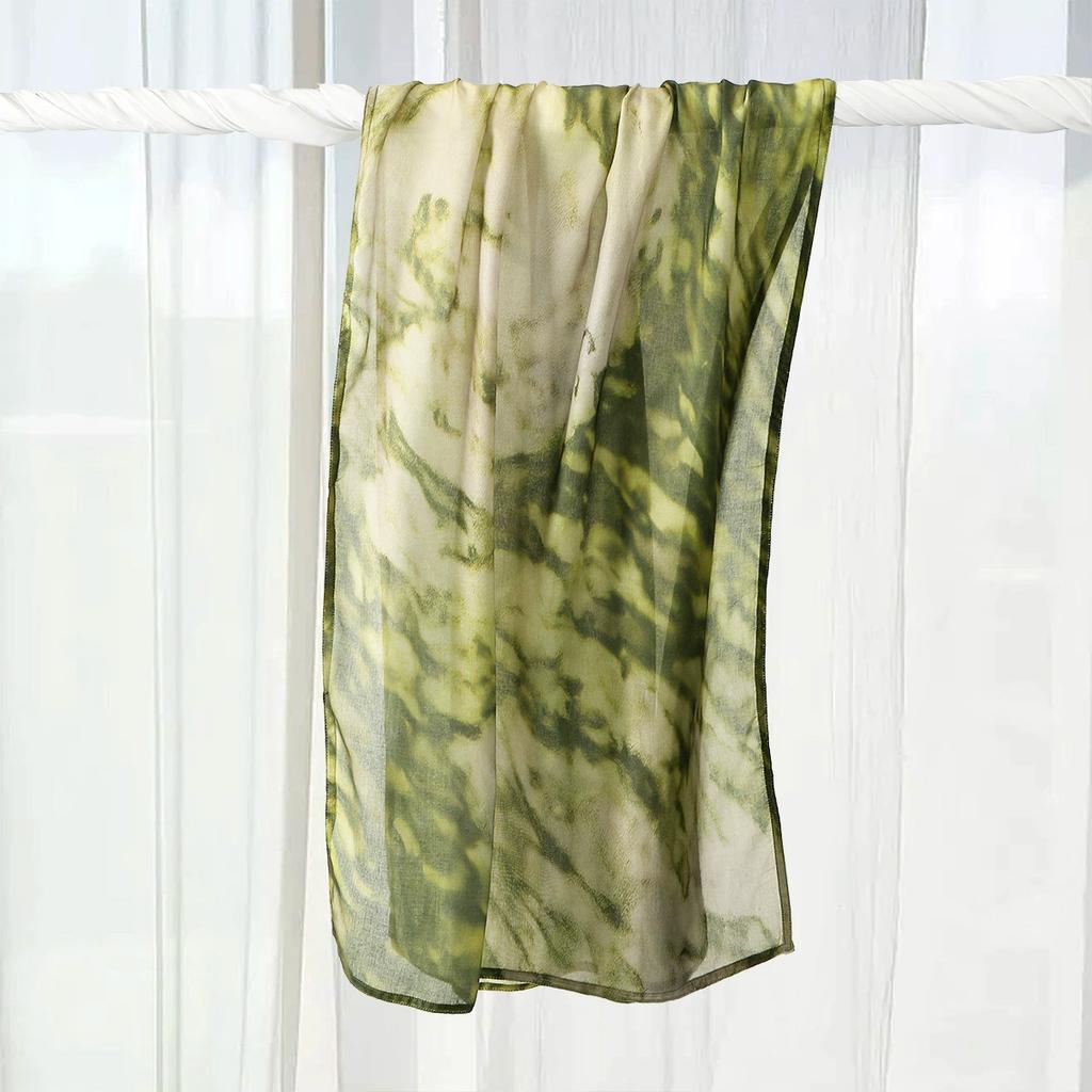 New Printing Rayon Hijab Scarf For Woman Muslim Hijabs Malaysia Long Wraps Shawl Islam Turban Headscarf Ramadan