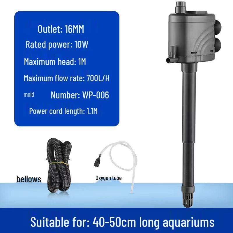 Silent Three-in-One Fish Tank Oxygenating Circulation Filter System