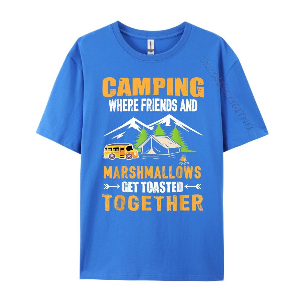 Camping Where Friends And Marshmallows Get Toasted Together Unisexs Korean Fashion Unisexs Gifts Hip Hop Loose