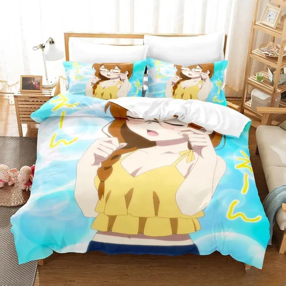 3D Anime Yo-nin Wa Sorezore Uso Wo Tsuku Bedding Set Single Twin Full Queen King Size Bed Set Adult Kid Bedroom Duvet Cover Sets