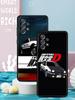 Initial D Car Phone Case for Samsung Galaxy A55 A35 A17 A07 A15 A13 A25 A51 A71 A72 A73 A32 A52 A52S A41 5G Soft TPU Shell Capas