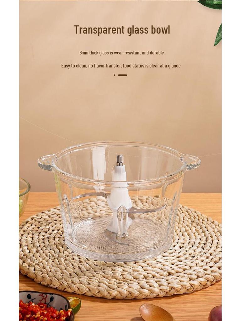 Electric Fully Automatic Meat Grinder Mincer & Mixer - Multi-functional Household Food Processor