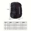 Outdoor Sport Waterproof Backpack Cover Night Cycling Reflective Bag Cover Outdoor Camping Hiking Anti-Theft Ultralight Bag Case