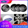 Car Sticker Hot For Ford New 4pcs 56/60mm Car Auto Wheel Center Cover Badge Stickers Hub Cap Replacement For Ford Ranger Focus T