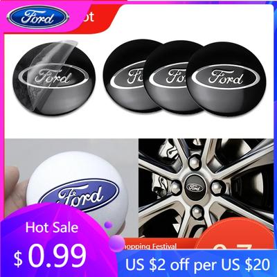 Autoaufkleber Heiß Für Ford Neu 4 Stück 56/60mm Auto Auto Radnabenkappe Abzeichen Aufkleber Radkappe Ersatz Für Ford Ranger Focus T