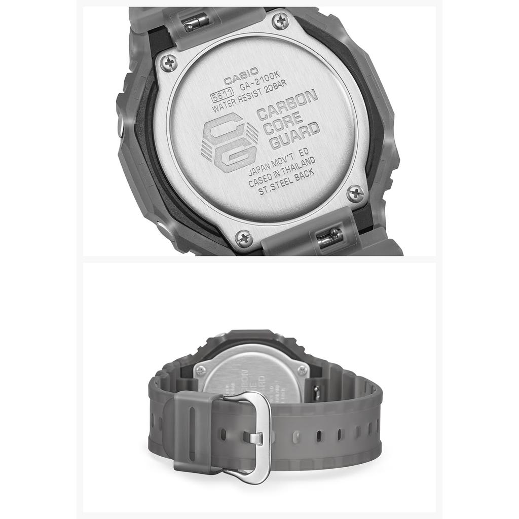 Casio G-Shock Men's Watch GA-2100K-1AJF, Gray, Genuine Japan Model, Stylish and Durable
