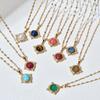 Retro Green Phantom Necklace: High-End, Trendy, Aesthetic Clavicle Chain for Women