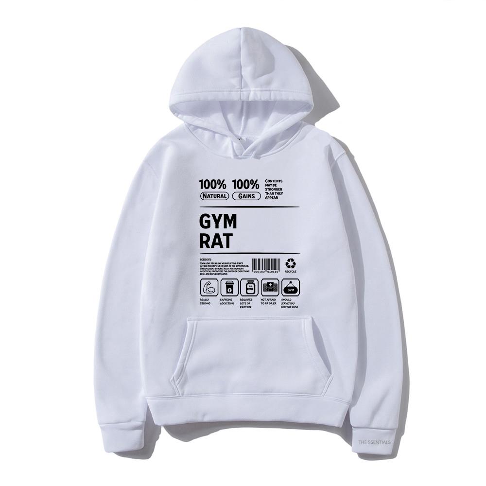 Gym Sam Sulek Funny Cat Hoodie 2025 Gym Meme Fitness Motivation Men/women Hoodies Harajuku Winter Clothes Pullover Sweatshirt