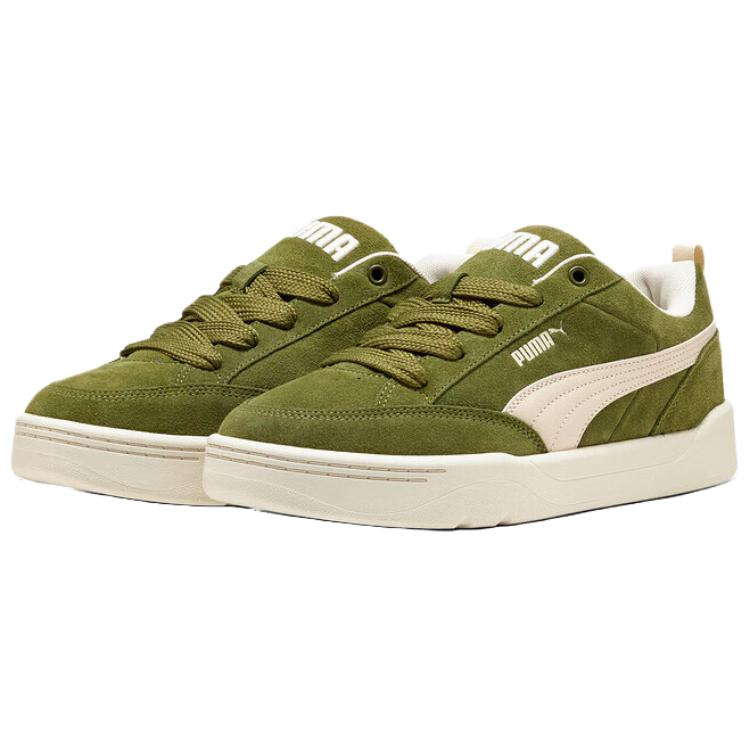 Puma Park Lifestyle Raw Comfortable Versatile Low-Top Skate Shoes Unisex Sneaker Green 40160612
