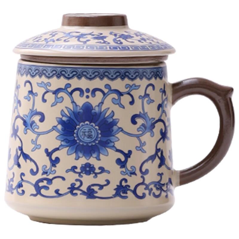 Hao Ku Ceramic Business Gift Mug with Lid