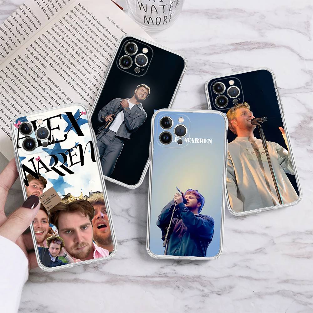 Popular A-alex Music Singer W-warren For IPhone 17 16 15 14 13 12 11 Pro Max Plus Transparent Soft TPU Phone Cover