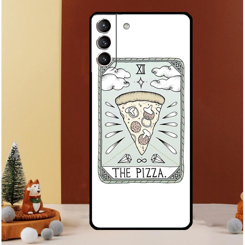 CAKE COFFEE The Boba Tarot Card Case For Samsung Galaxy S23 S24 Ultra S8 S9 S10 S22 Plus Note 10 20 Ultra S20 S21 FE Cover