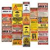 Area 51 Tin Sign Metal Poste UFO Vintage Plaques Decorative Wall S Retro Cafe Bar Decoration 20x30cm