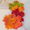 Artificial Autumn Maple Leaves for Wedding Aisle & Kindergarten Decor