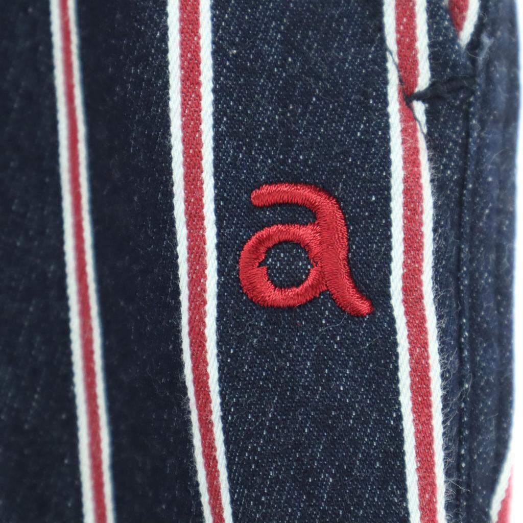 Beauty products ARCHIVIO Striped Pattern golf Long pants 48 black Men's Used