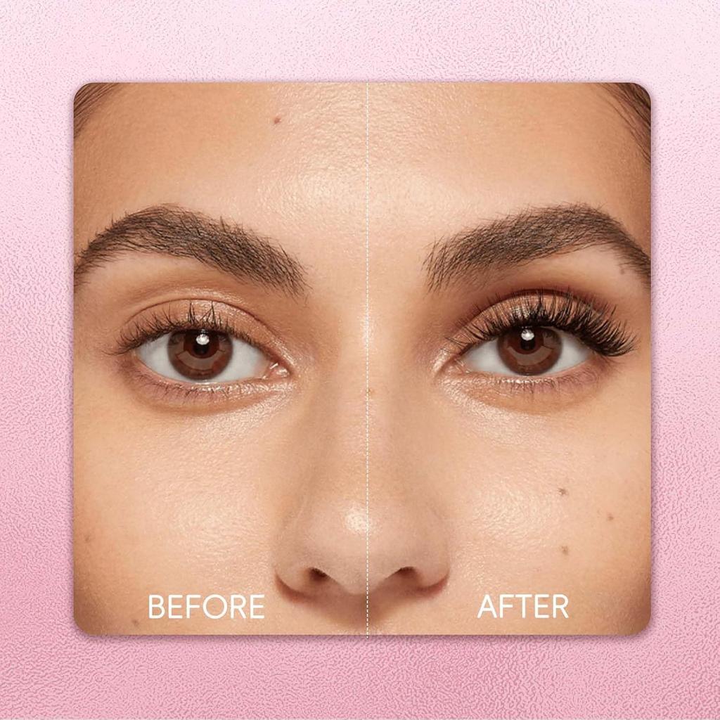 Magnetic False Eyelashes with Clip Dense Curl Versatile,2 Pairs