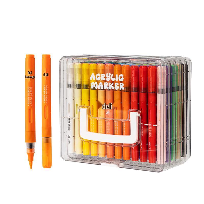 Deli Acrylic Marker Pen Set