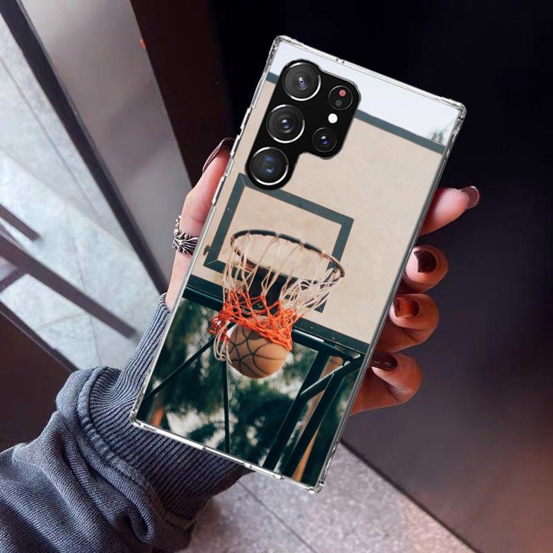 

Basketball Basket Sports Phone Case For Samsung Galaxy S23 S24 S25 Edge S26 Ultra S22 + S21 Plus S20 FE Cover Silicone Print She Samsung S20 FE