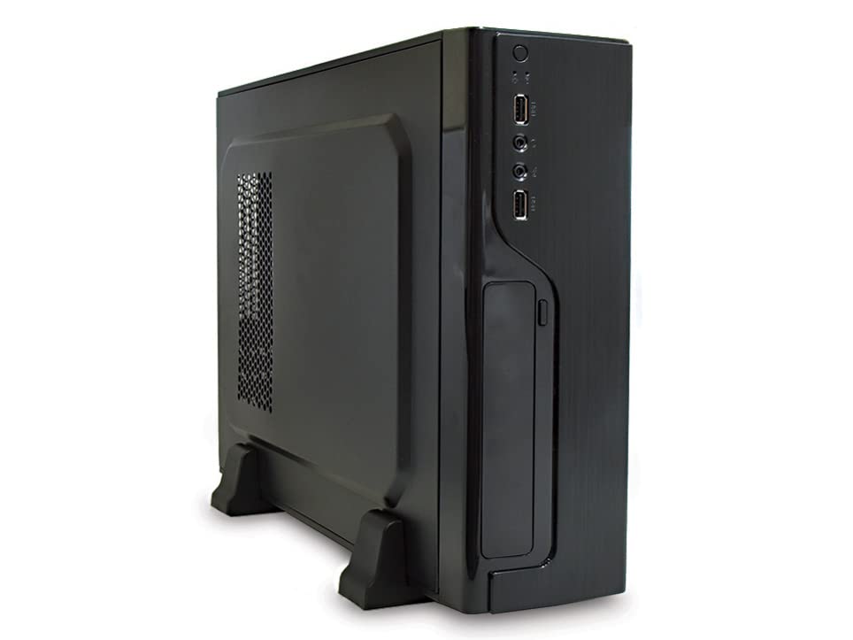 NEWLEAGUE Desktop Core i5 16GB 1TB Windows 11 Microsoft Office 2021 Slim Tower Type PC, 14400, memory, SSD, Pro, included, (V1 Black, 1TB, 16GB)