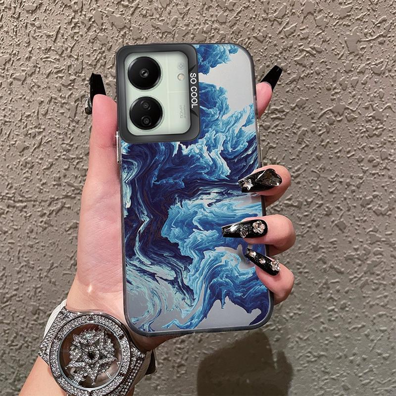 Schutzhülle mit Schmetterlingsmuster für Redmi 13C 4G 5G 12C 10C A1 A2 Plus 9 9A 9i Note 10 11 12 für Xiaomi 11 Lite NE Poco X3 NFC Pro Stoßfeste Stoßstangenabdeckung