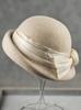 French Hepburn style autumn and winter new bucket hat woolen beret casual fashion milliner British retro basin hat