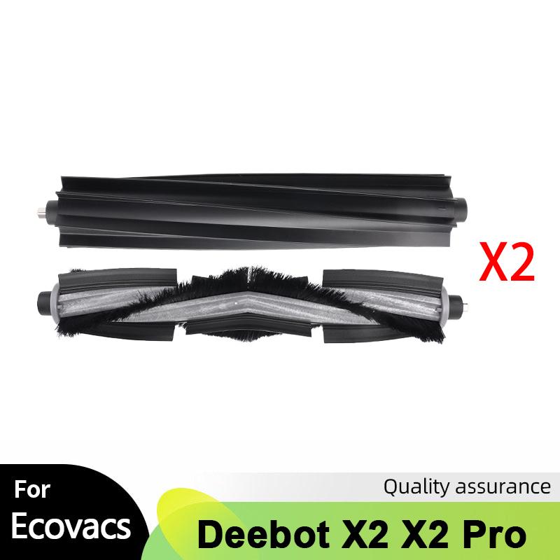 Roller Brush Rubber Brush For Ecovacs Deebot X2/X2 omni/X2 Pro Robot Vacuum Side Brush Hepa Filter Dust Bag Mop Cloths Accessory