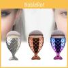 Vibrant Mermaid Foundation Brush Portable Beauty Tool Perfect For On-the-go Makeup