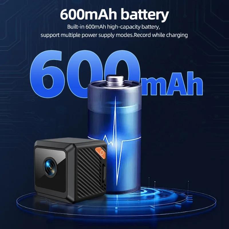 HD 1080P Mini Wireless Surveillance Camera WiFi Monitoring Security Protection Remote Smart Home 2025 Square Camera