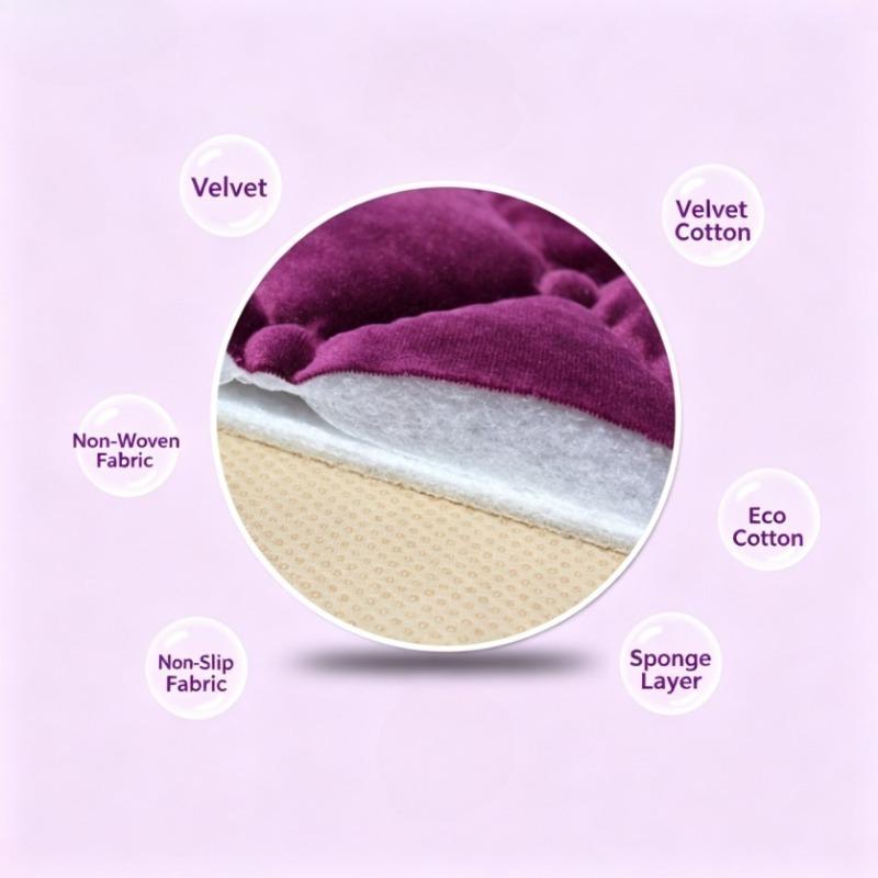 Rear Car Seat Covers Flocking Cloth Car Cushion Non Slide Checkered Winter Keep Warm Mat Pad Universal Fit Truck SUV Van