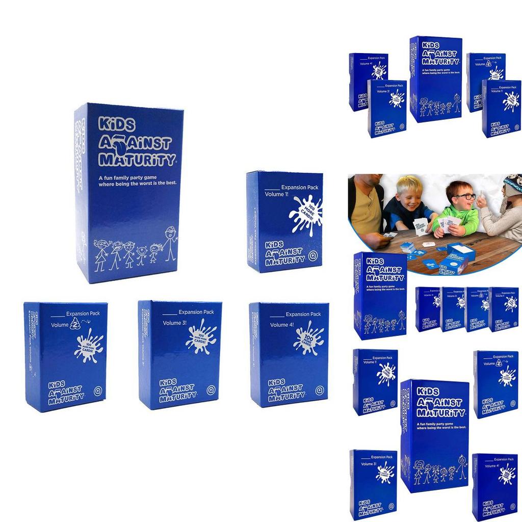Fun-filled Kids Against Maturity Card Game For Friends And Family Parties