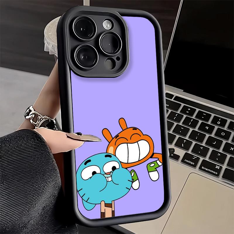 Phone Case for iPhone 17 Air 16E 15 16 Pro Max A-Amazings G-Gumballs Cover 14 Plus 13 12 Mini Soft Shell Silicone Fundas