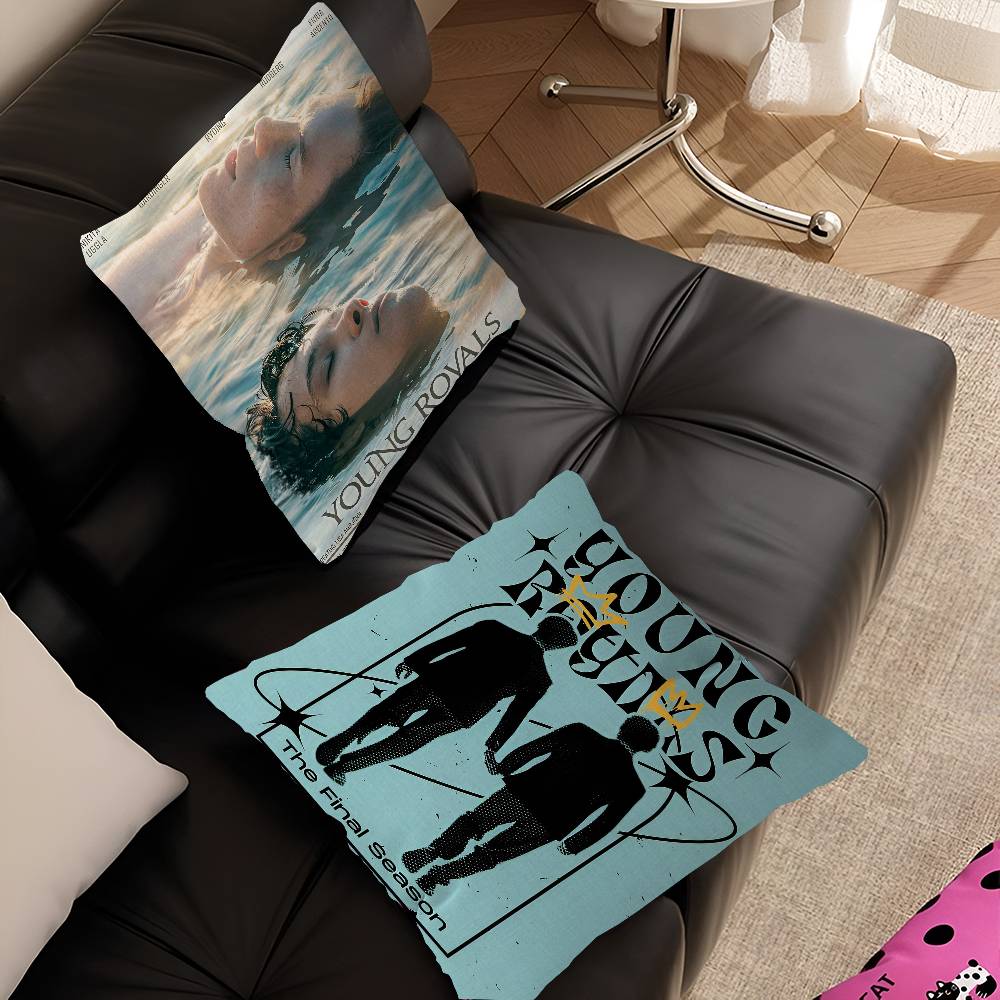 Film Young Royals Personalisierte Bildtext Heimdeko Kissen Haushaltsgeschenke 45x45cm