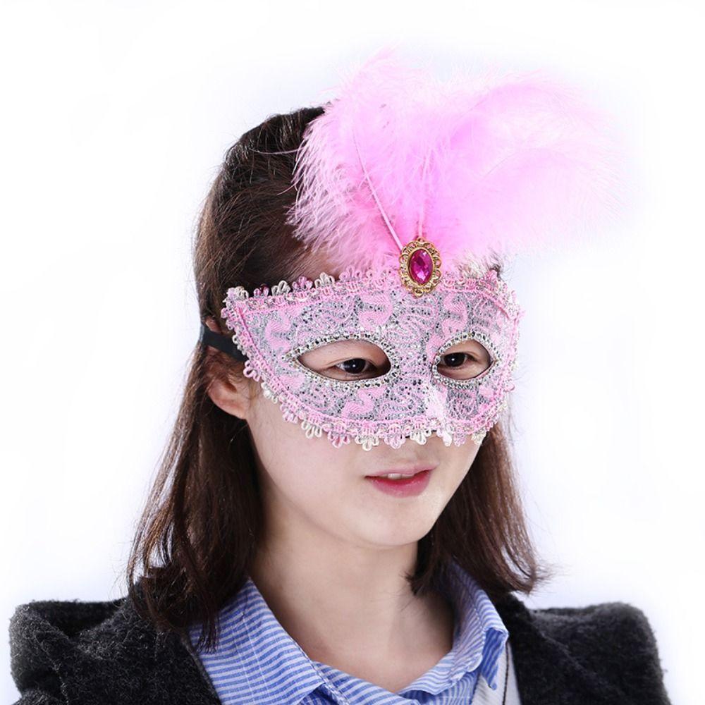 The Phantom Dancer Mask Halvmaske Ballfestrekvisitter Fest Cosplay-rekvisitter Halloween-masker