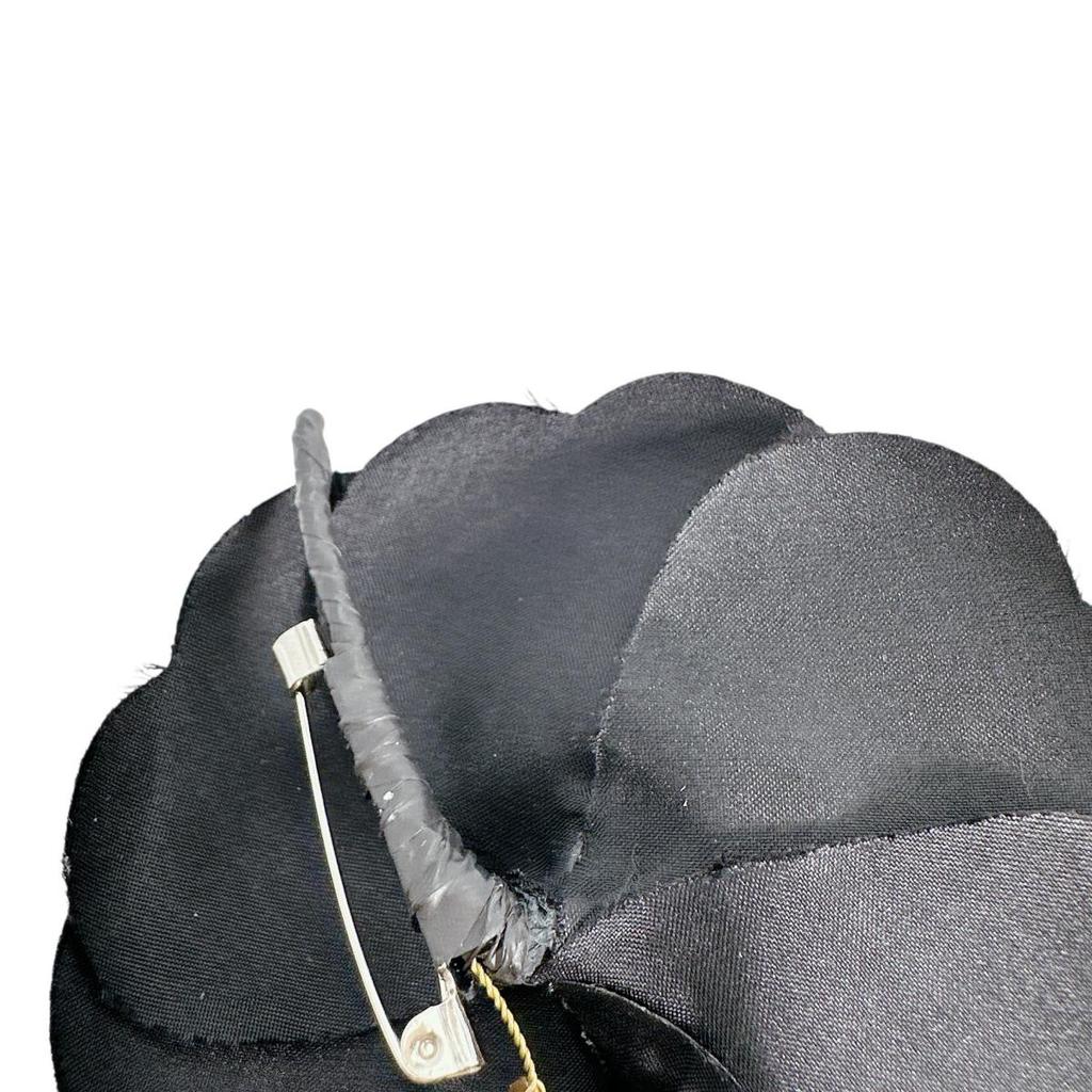 Chanel Kamelienbrosche schwarz Damen Gebraucht