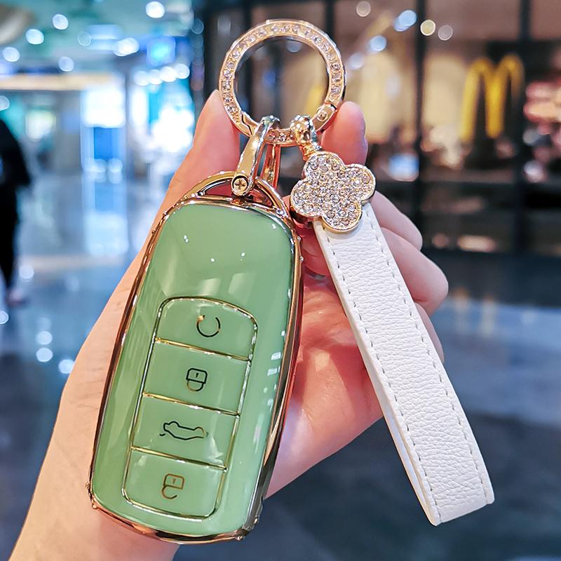 New TPU Car Remote Key Case Cover Protect Shell Bag For Chery Tiggo 8 Pro Tiggo 7 Pro PLUS 2021 Arrizo 5 4 Buttons Accessories